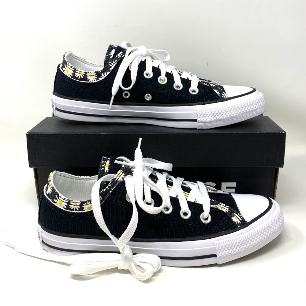 🌸Sale🌸 Converse Chuck Taylor All Star DOUBLE UPPER Low Women Size 6.5 568873F - Picture 15 of 16